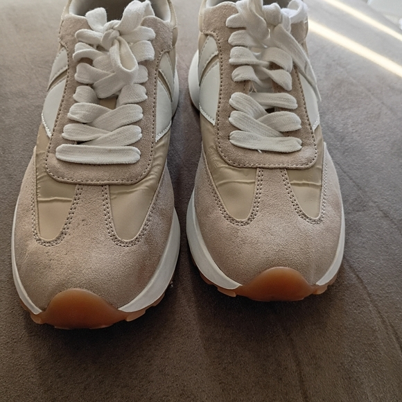 Steve Madden Shoes - Steve Madden Beige and White Athletic Shoes